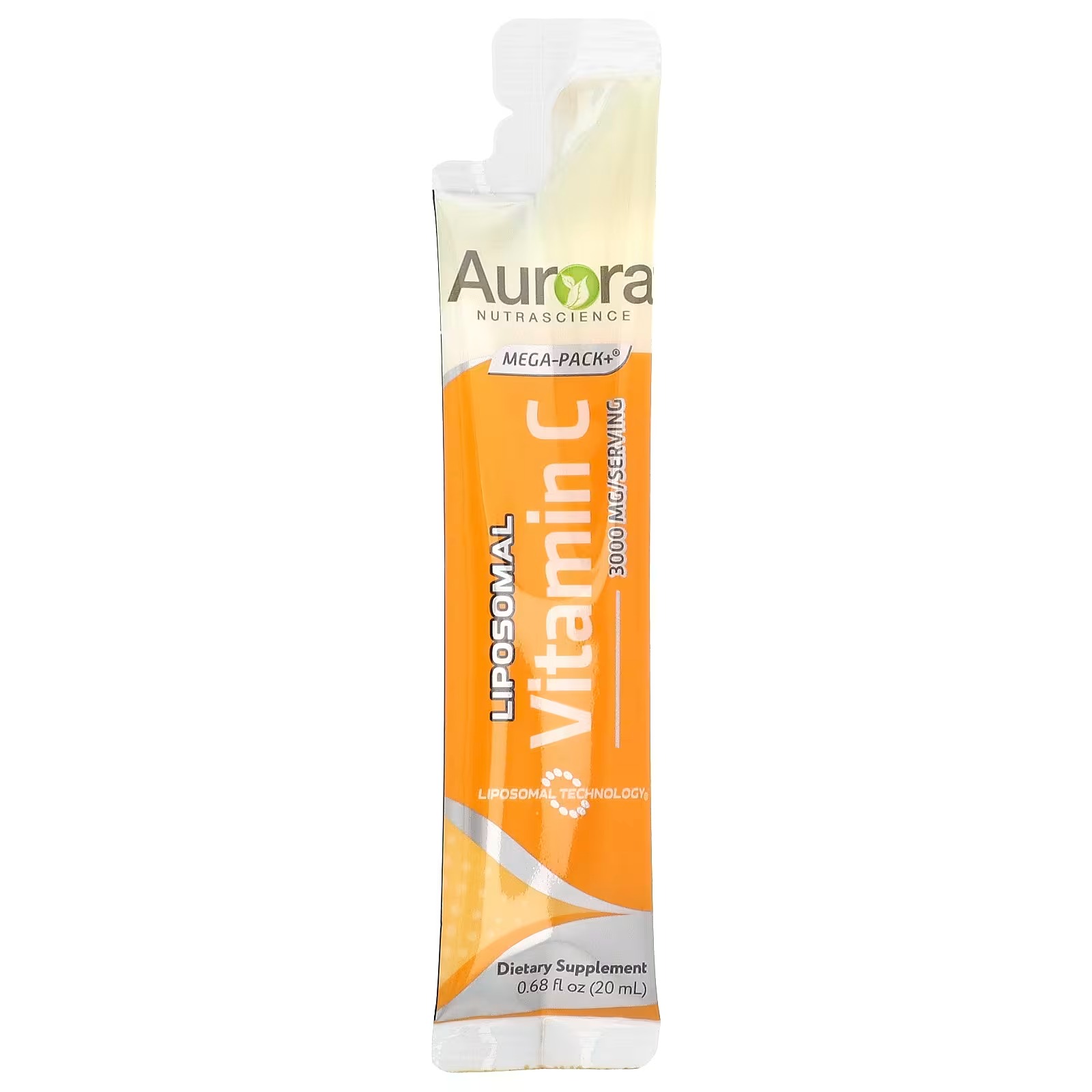 Aurora Nutrascience, Mega-Pack+®, Liposomal Vitamin C, 32 Packs, 0.68 fl oz (20 ml) Each - Image 3