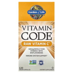 Garden of Life, Vitamin Code®, RAW Vitamin C™, 120 Vegan Capsules